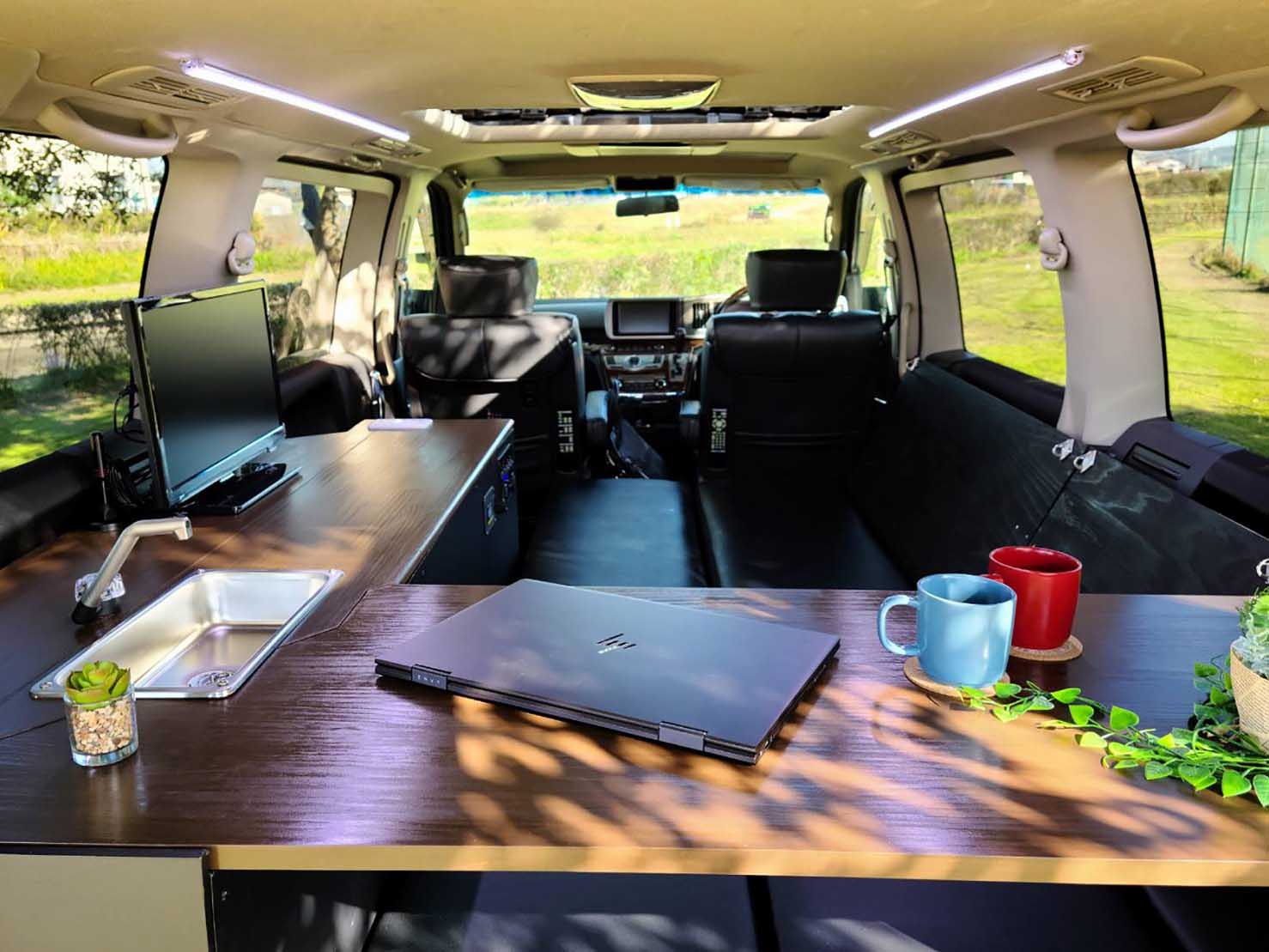 エルグランド バンコン キャンピングカー 後期最終型 E517