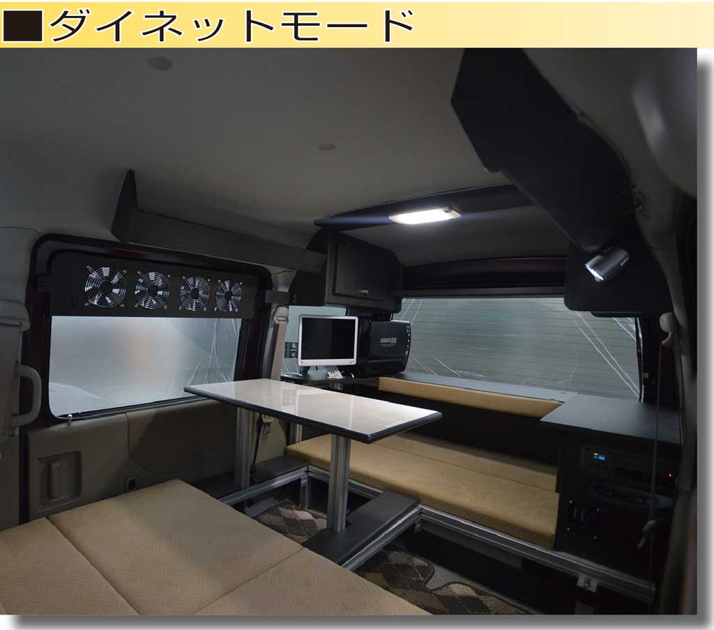 【生産終了】軽キャンパー Rakuneru 車中泊専用モデル5